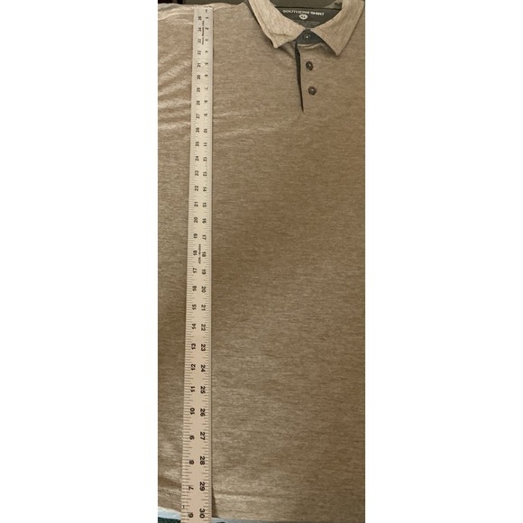 Southern Shirt Men's Performance Golf 3-Button Polo Shirt Grey Heather Size XL - Picture 5 of 6